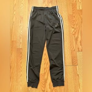 Used size small black adidas track pants